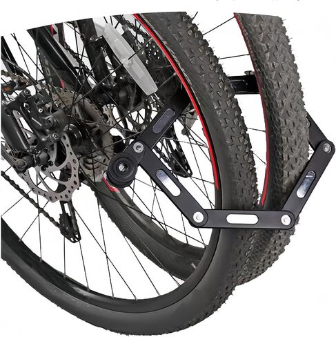 35 Inch Folding Bike Lock with Mount Bracket Kit, 4-Digit Combination for Bicycles, Electric Scooters, Heavy Duty Anti-Theft, Anti-Cut, Anti-Pry Bicycle Lock in Kuwait