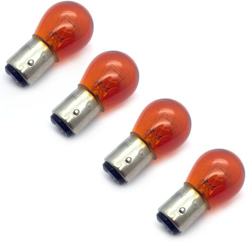4pcs Light Bulb Car Stop Stop Switch Light Tail Light S8 Batch 1157 12V (Clear) in Kuwait