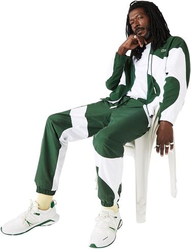 Lacoste Mens Heritage Graphic Track Pants in Saudi Arabia