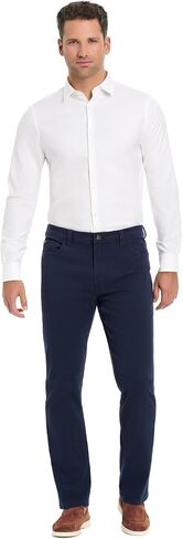 Arrow Men's Heritage Twill 5-Pocket Pant, Straight Leg Fit, Cotton Blend Fabric in Saudi Arabia