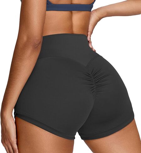 Womens Butterlift High Waist Scrunch Butt Biker Shorts 3 Inches No Front Seam Workout Yoga Gym Booty Shorts in Saudi Arabia