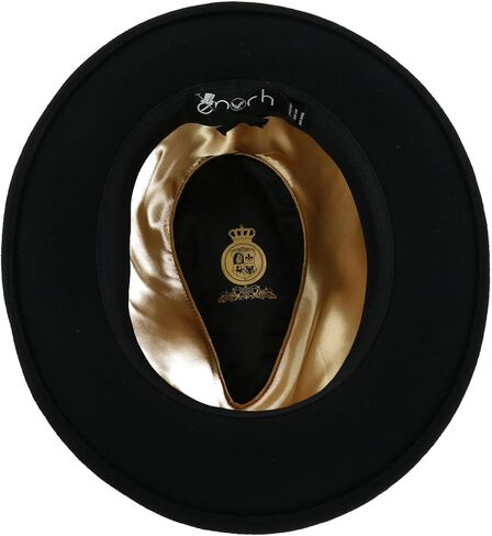 Men's Wool Felt Fedora with Grosgrain Bow Hatband in Kuwait