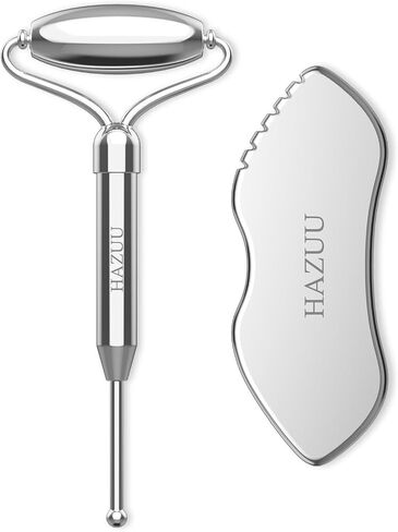 Stainless Steel Gua Sha Tool & Acupuncture Pen - Deep Tissue & Trigger Point Massage Therapy - Full Body Self-Massage Acupressure Bar in Saudi Arabia