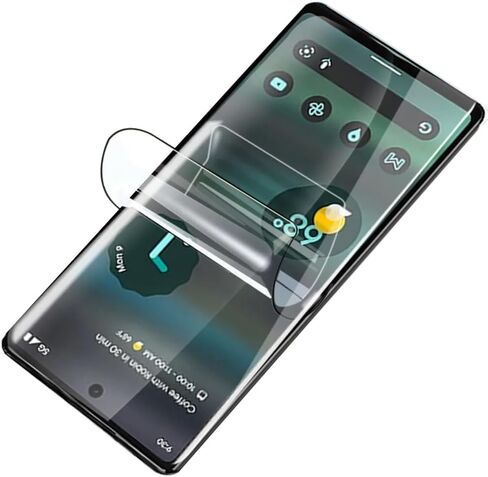 واقي شاشة هيدروجيل عالي الحساسية لهاتف iPhone 16، قطعتان من طبقة حماية شفافة ناعمة من مادة TPU (ليس زجاج مقسى) [شفاف عالي الدقة] in Kuwait