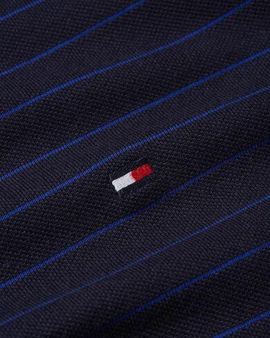 Tommy Hilfiger Men's Short Sleeve Casual Polo Shirts in Regular Fit with Stripe Designs in Saudi Arabia