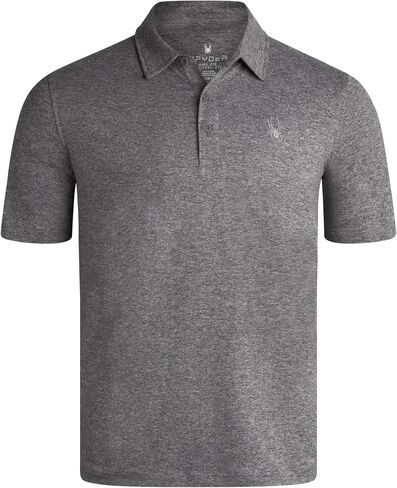 Spyder Mens Golf Polo Shirt - Super Soft Moisture Wicking Athletic Fit Performance Collared Golf Shirts for Men (Sizes: S-XL) in Saudi Arabia