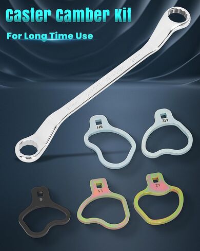 41620 6 PCS Caster Kit ، الوقاية من الصدأ ، تسهيل تركيب مجموعة Caster Camber Tet متوافقة مع كاميرات أذرع التحكم في جنرال موتورز - مساعد جيد لتصحيح الانحرافات in Kuwait