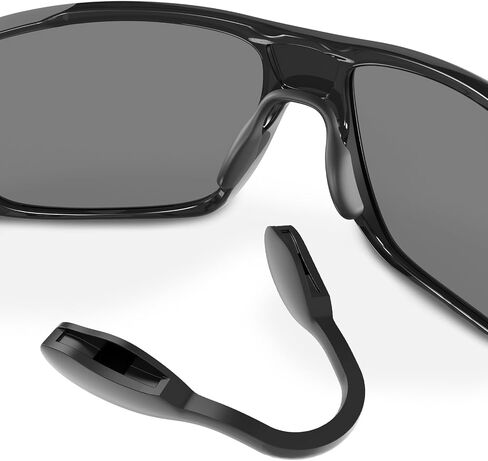 Silicone Replacement Nose Piece Nose Pads for Oakley Split Shot OO9416 Split Time OO4129 Targetline OO9397 Crossrange Patch R XL OO9361 OO9360 OO9359 Sunglasses, 1 Pair, Black Regular Fit in Kuwait