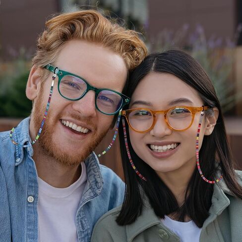 ALIBBON Glasses Chain for Women Glasses Strap Eyeglasses Holders Around Neck Sunglasses Strap Holder Eyeglass Lanyard in Saudi Arabia