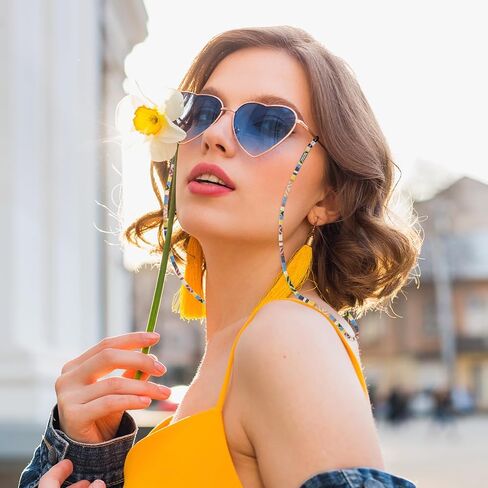 ALIBBON Glasses Chain for Women Glasses Strap Eyeglasses Holders Around Neck Sunglasses Strap Holder Eyeglass Lanyard in Saudi Arabia