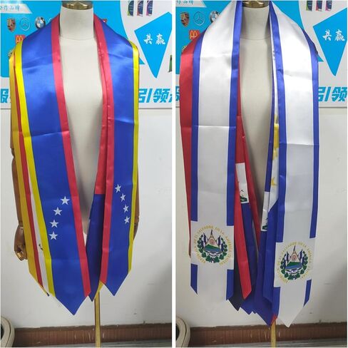 National Flag Graduation Stole Class of 2025 Satin Sash Perfect for Graduates Keepsake 72" Memorial Accessory for Students in Saudi Arabia