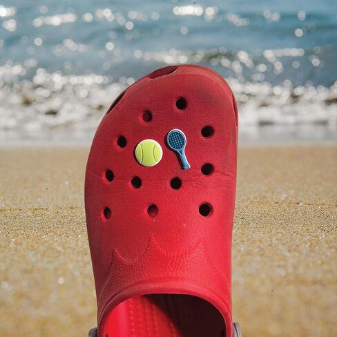 Tennis Pickleball Shoe Charms for Crocs – Fun Accessories Compatible with Crocs Shoes for Kids and Adults, Shoe Charms, 2-Pack, Unisex, Water Resistant, Cute Pickleball Gifts for Adults and Children in Saudi Arabia