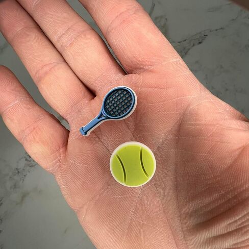 Tennis Pickleball Shoe Charms for Crocs – Fun Accessories Compatible with Crocs Shoes for Kids and Adults, Shoe Charms, 2-Pack, Unisex, Water Resistant, Cute Pickleball Gifts for Adults and Children in Saudi Arabia