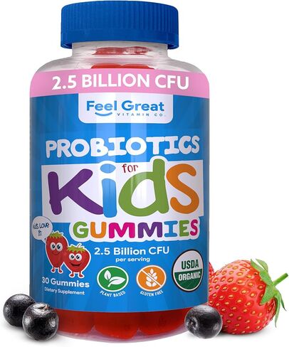 Organic Elderberry Gummies for Kids | Kids Immune Support - Kids Elderberry Gummies with Zinc and Vitamin C - Gluten Free & Vegan Children's Vitamins - 60 Gummies | Sambucus Nigra Supplement in Saudi Arabia