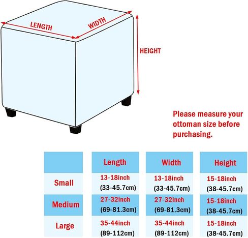 Velvet Ottoman Cover Square Stretch Square Ottoman Cover Thick Ottoman Slipcover Square Washable Storage Ottoman Cover Foot Stool Cover with Elastic Bottom Small Light Camel in Kuwait
