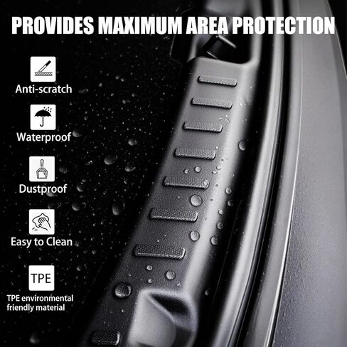 Rear Bumper Guard for New Tesla Model Y 2025 - Model Y Accessories Trunk Bumper Protector - TPE Material, Scratch Protection, Easy Installation, Compatible with New Model Y Juniper Accessories 2025 in Kuwait