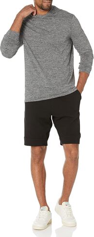 Amazon Essentials Men's Active Quick Dry Tech Stretch Longeved مقنعين قميصًا in Saudi Arabia