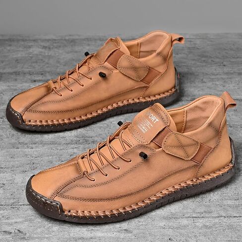 أحذية تشوكا للرجال أحذية الكاحل غير المتسكعون أحذية غير رسمية للرجال ينزلقون على أحذية رياضية خفيفة الوزن أحذية رياضية مصنوعة يدويًا للأزياء المشي على القيادة in Kuwait