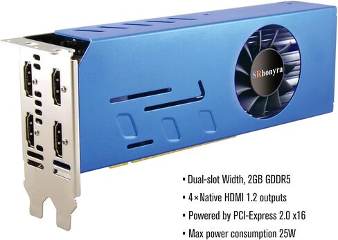 Radeon R7 350 HD7750 4GB 6HDMI Graphics Card with Locked Resolution Feature,GDDR5 Video Card GPU PCI-Express 128-Bit Placa De Video in Saudi Arabia