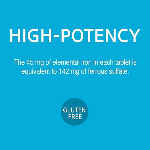 21st Century Slow Release Iron Tablets 60 ea (Pack of 3) - Packaging May Vary in Saudi Arabia