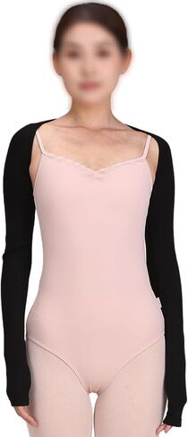 Ballet Shoulder Sleeves Arm Warmers One-Piece Long Sleeve Short Cardigan For Women in Saudi Arabia