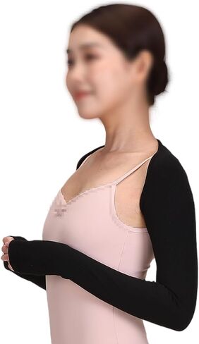 Ballet Shoulder Sleeves Arm Warmers One-Piece Long Sleeve Short Cardigan For Women in Saudi Arabia