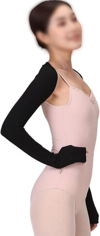Ballet Shoulder Sleeves Arm Warmers One-Piece Long Sleeve Short Cardigan For Women in Saudi Arabia