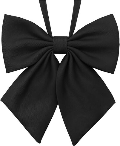 Solid Color Bow Tie for Women Gril, Adjustable Women Bow Tie, Pre-Tied Bowtie for Uniform School Party Cosplay Prom in Saudi Arabia