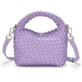 Small Women woven bag Woven Crossbody Bag for Women woven purse Leather handbag mini Hobo Bag