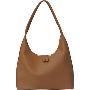 Leather Hobo Bag Small Shoulder Purses for Women Slouchy Tote Handbag Vegan Leather Crescent Bag in Kuwait