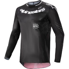 Alpinestars 3763224-1323-XL: Supertech Ward Jersey Black/Red Berry Xl