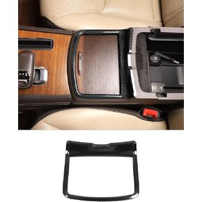 Carbon Fiber Cup Holder Panel Cover Trim Frame Decor for Dodge Charger/Chrysler 300 2011+