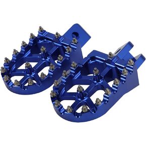 Motorcycle Front Foot Pegs Special for HAWK 250,7075 Aluminum CNC FootPegs Rest Pedal for Hawk 250cc/Hawk 250 DLX-Black