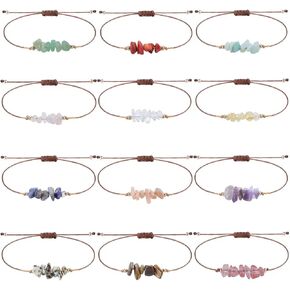 12 PCS قابلة للتعديل سلسلة حبل الأساور الصيفية شاطئ الأعمدة سيرفورز سلسلة الشريط الصداقة سلسلة بوهو للنساء الرجال