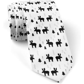 (Moose Trees Hand) أزياء NECKTIE ، محادثة رقبة العلاقات الرائعة للحفلات والأحداث