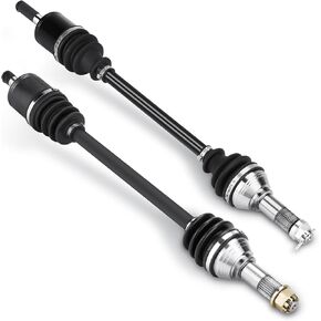 Front CV Axle Shaft for Can-Am Defender HD5 HD7 HD8 HD9 HD10 MAX/DPS/XT/XT-P 2016 2017 2018 2019 2020 2021 2022, 1 Pair Left + Right Greased 4340 Chromoly Steel CV Axle Drive Shaft Assembly