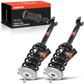 A-Premium Front Pair (2) Complete Strut and Coil Spring Assembly Compatible with Mercedes-Benz C300 2015-2020, C63 AMG S 2015-2017, RWD, Driver and Passenger Side