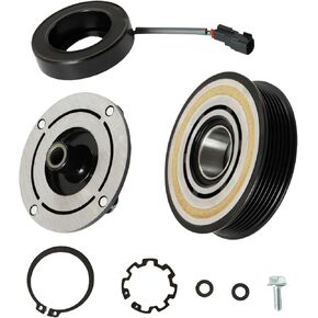 Air Conditioner AC Compressor Clutch Fit for Ford Explorer 3.5L 2013 2014 2015 2016 2017 2018 2019 A/C Clutch Pulley Coil 198342 6513151 BB5Z19703C DG1Z197003A DG1Z19703B 29037C