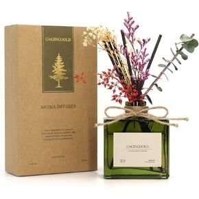 Reed Diffuser Set, 6 fl oz Vanilla Scent Diffuse with Sticks, Reed Diffusers for Home Office Decor, Home Fragrance Gift for Men & Women (6 fl oz, Fresh)