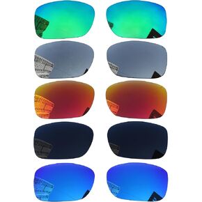 Acefrog 5 Pairs Polarized Replacement Lenses for Oakley TwoFace OO9189 Sunglasses, Perfectly Fit, Shatterproof, Anti-scratch, Value Pack
