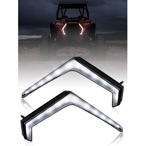 RZR XP 1000 Fang Lights Kit - RZR 1000 مصابيح LED LED الإشارة الأمامية لإشارة RZR Super مشرق ، مجموعة متوافقة مع Polaris RZR 1000 XP XP4 Turbo S 2023 2022 2021-2019/2024