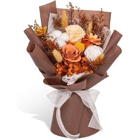 Preserved Flowers Bouquets, Real Roses for Delivery Prime, Forever Roses Bouquets Valentine's Day, Mother's Day, Christmas, Birthday Gifts - Blue