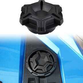 SAUTVS Gas Fuel Cap for 2015-2024 Polaris Slingshot SL LE R S SLR Grand Touring Accessories, Black Tank Lid Oil Cover, Finger Groove Design, Replace #2521278