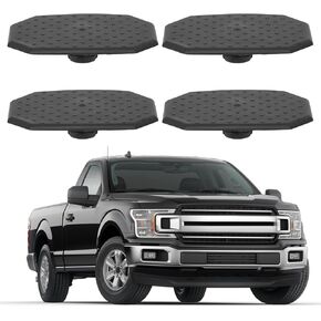 Fl3Z5586B 4pcs أوراق الورقة الخلفية المناظرات الإدراج الإدراج المتوافقة مع 2015-2020 FORD F150 يحل محل FL3Z-5586-B FL34-5586-AA FL34-5586-AB FL34-5586-AC أسود