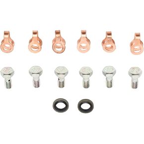 3905307 ، خط عودة الوقود Banjo Bolt Kit ، حاقن الوقود خط العودة Banjo Bolt Kit 3905307 استبدال لـ Cummins 12V 4BT 6CT