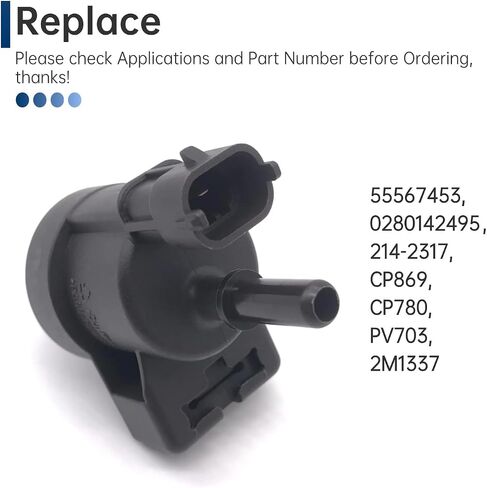 Canister Purge Valve & EGR Valve for Kia Soul/Hyundai Accent/Sedona 2010-2017 - OEM 28910-3C200 Replacement, Fix P0441 Code & EVAP System​ in Saudi Arabia