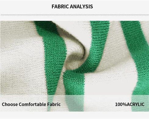 Women Striped Sweater Polo V Neck Long Sleeve Loose Sweater Knit Pullover Jumper Tops in Saudi Arabia