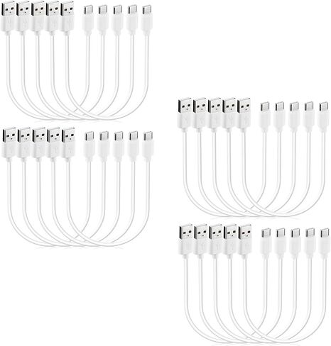 كابل USB C قصير بطول 1 قدم، 10 حزم، سلك شاحن سريع من النوع C in Saudi Arabia