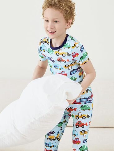 مجموعات Patpat Kids من 3 قطع بيجاما مع الخيزران Viscose ، Snug Fit PJs للبنين والبنات ، والملابس الراحة طوال الموسم ، والأعمار 2T-12Y in Kuwait