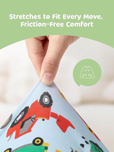 مجموعات Patpat Kids من 3 قطع بيجاما مع الخيزران Viscose ، Snug Fit PJs للبنين والبنات ، والملابس الراحة طوال الموسم ، والأعمار 2T-12Y in Kuwait